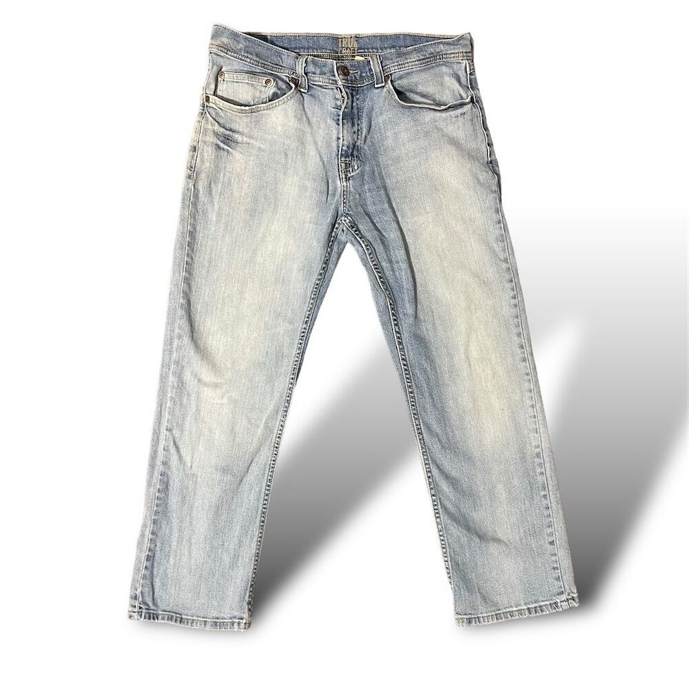Levi's Men's Light Wash Straight Jeans Size 32x30 Blue Denim